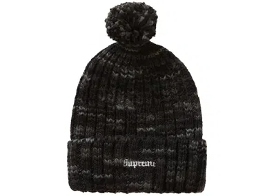 Pre-owned Supreme Static Beanie In Black