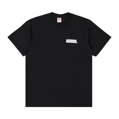 Pre-owned Supreme Static Tee 'black'