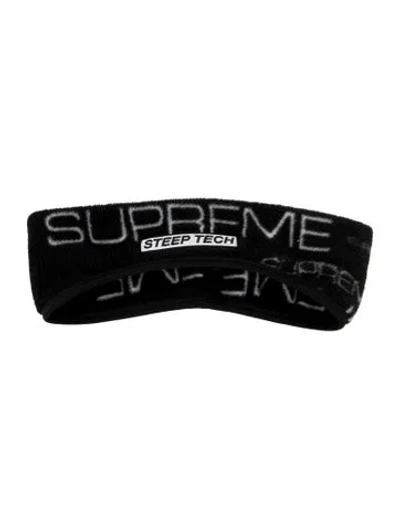 Pre-owned Supreme Steep Tech Black Headband Size L/xl