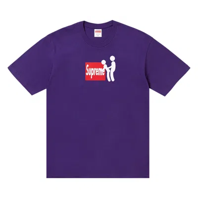 Pre-owned Supreme Stick Tee 'purple' | Men's Size M