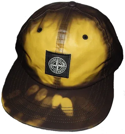 Pre-owned Supreme Stone Island Heat Reactive 6 Panel Cap In Black