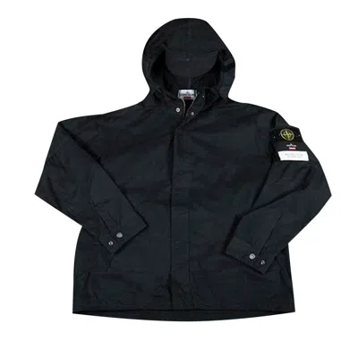 Pre-owned Supreme Stone Island Riot Mask Camo Jacket 'black' | Men's Size Onesize