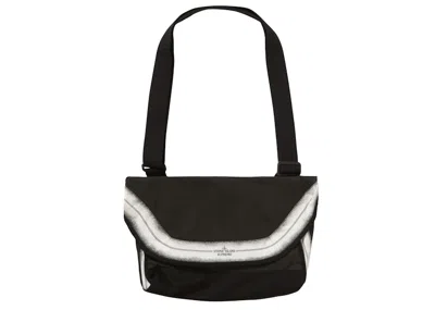 Pre-owned Supreme Stone Island Stripe Messenger Bag 7l In Black