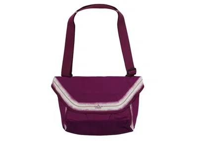 Pre-owned Supreme Stone Island Stripe Messenger Bag 7l In Purple