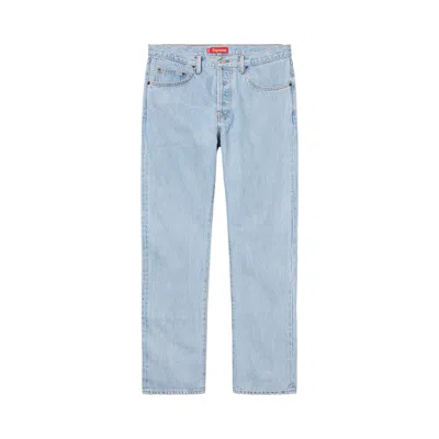 Pre-owned Supreme Stone Washed Slim Jean 'washed Indigo' | Blue | Men's Size 34