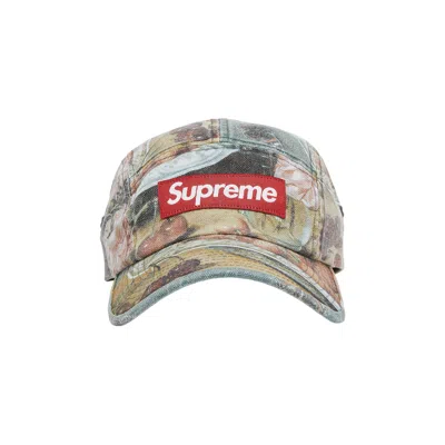 Pre-owned Supreme Strawberries Camp Cap 'multicolor' In Multi-color