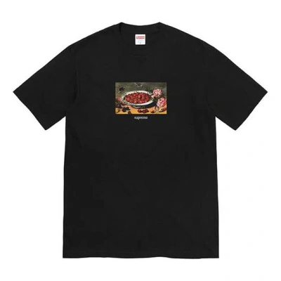 Supreme Strawberries T-shirt 'black'