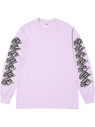 Supreme Strawberries T-shirt In Purple