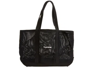 Pre-owned Supreme String Tote In Black