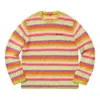 Supreme Stripe Mohair Sweater 'acid Green' In Multi