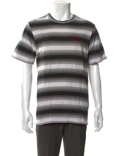 Pre-owned Supreme Striped Short Sleeve Shirt In Black
