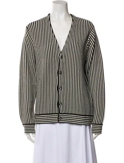 Pre-owned Supreme Striped V-neck Sweater In Multi