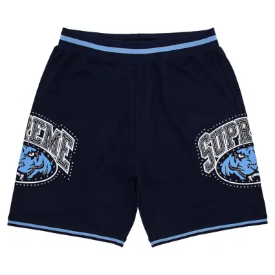 Pre-owned Supreme Studded Basketball Short 'navy' | Blue | Men's Size L