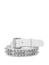 Supreme Studded Leather Belt In Multi