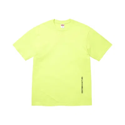 Pre-owned Supreme Supper Tee 'bright Yellow' | Men's Size M