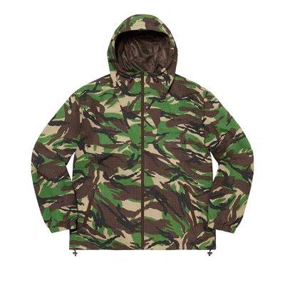 Pre-owned Supreme Support Unit Nylon Ripstop Jacket 'swirl Camo' In Green