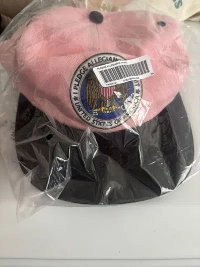 Pre-owned Supreme Suprene Pledge Allegiance Hat In Gray