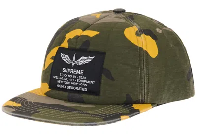 Pre-owned Supreme Surplus 5panel In Yellow Camo