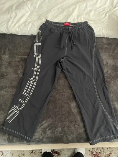 Pre-owned Supreme Sweatpants In Black