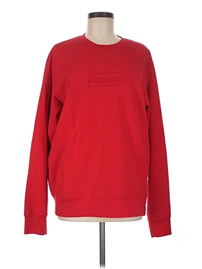 Pre-owned Supreme Sweatshirt In Red