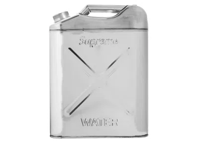 Pre-owned Supreme Swiss Link Stainless Stee Shirtl 20l Water Can In Silver
