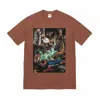 Supreme T-rex Graphic-print T-shirt In Brown