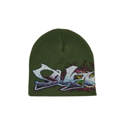 Pre-owned Supreme Tag Beanie 'olive' | Green | Men's Size Onesize