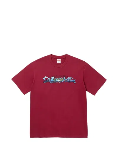 Supreme Tag T-shirt In Red