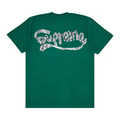Pre-owned Supreme Tape Tee 'light Pine' | Green | Men's Size Xl