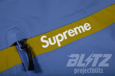 Pre-owned Supreme Taped Seam Jacket Light Blue S M L Ss17