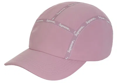 Pre-owned Supreme Taped Seam Windstopper Camp Cap In Pink