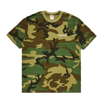 Pre-owned Supreme Target Tee 'woodland Camo' | Multi-color | Men's Size S