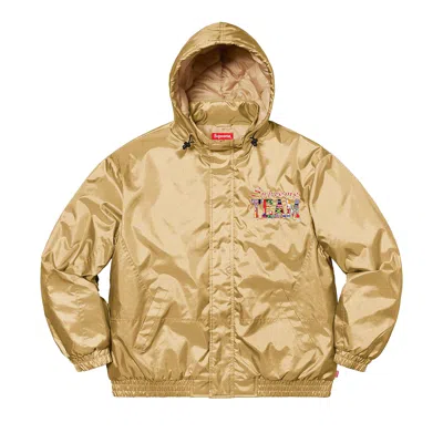 Pre-owned Supreme Team Puffy Jacket 'gold'