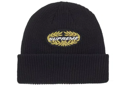 Pre-owned Supreme Terminal Beanie In Black