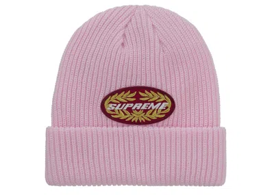 Pre-owned Supreme Terminal Beanie In Pink