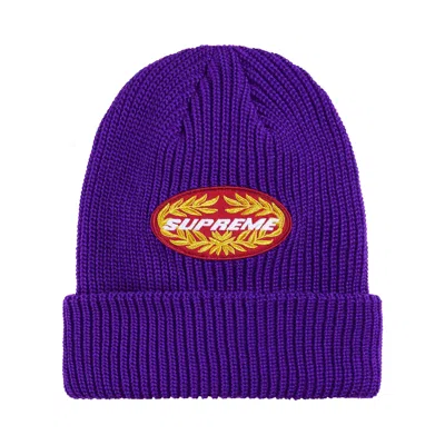 Pre-owned Supreme Terminal Beanie 'purple' | Men's Size Onesize