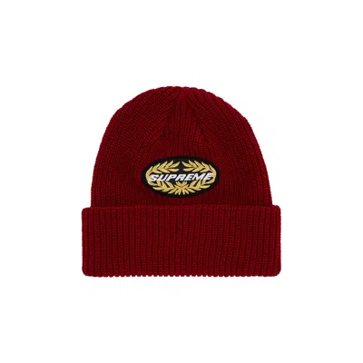 Pre-owned Supreme Terminal Beanie 'red' | Men's Size Onesize