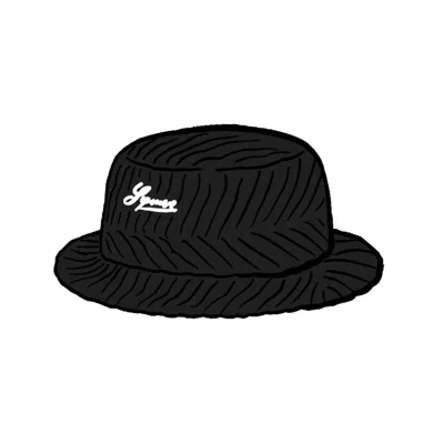Pre-owned Supreme Terry Corduroy Crusher Hat In Black