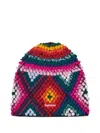 Supreme Textured-knit Beanie Hat In Multi