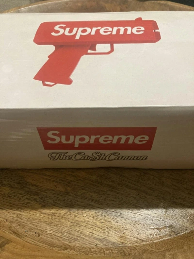 Pre-owned Supreme The Ca$h Cannon In Red
