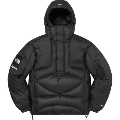 Pre-owned Supreme The North Face 800-fill Half Zip Hooded Pullover 4colors In Black