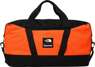 Pre-owned Supreme The North Face Apex Duffle Bag In Power Orange