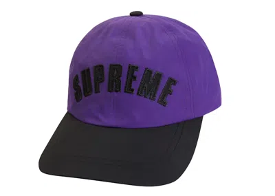 Pre-owned Supreme The North Face Arc Logo 6panel In Purple
