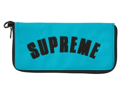 Pre-owned Supreme The North Face Arc Logo Organizer In Teal