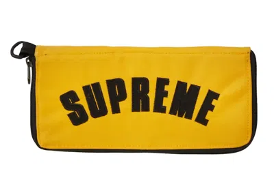 Pre-owned Supreme The North Face Arc Logo Organizer In Yellow