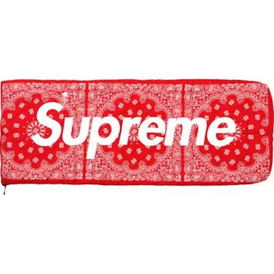 Pre-owned Supreme The North Face Bandana Dolomite Sleeping Bag In Red