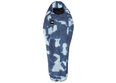 Pre-owned Supreme The North Face Bleached Denim Print Sleeping Bag In Indigo