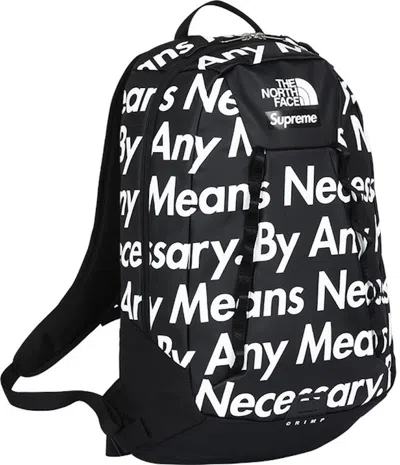 Pre-owned Supreme The North Face By Any Means Base Camp Crimp Backpack In Black