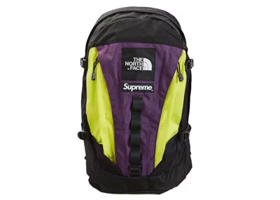 Pre-owned Supreme The North Face Expedition Backpack In Sulphur