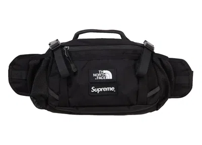 Pre-owned Supreme The North Face Expedition Waist Bag In Black